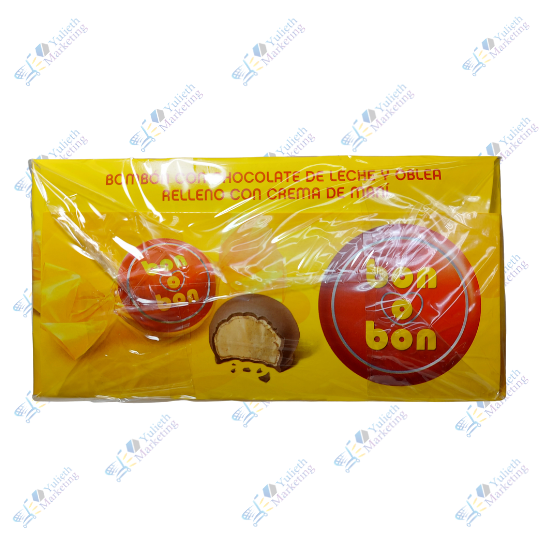 Arcor Bon o Bon Bombón con Chocolate y Oblea Relleno de Maní Kitx30u 450 g