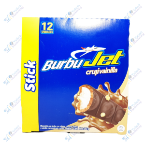 Burbu Jet Chocolate Relleno Crujivainilla 21g Kitx12u 252g