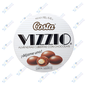 Costa Vizzio Chocolate Bombón Almendras Cubiertas 182 g