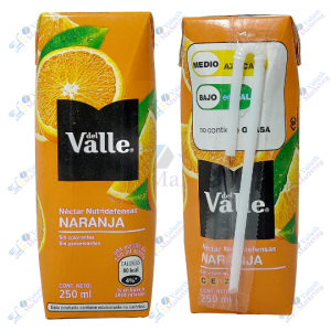 Del Valle Jugo en Néctar Naranja Tetrapak 250 ml