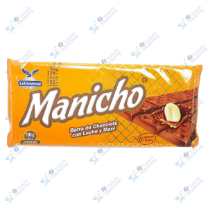 La Universal Manicho Chocolate en Barra 100 g