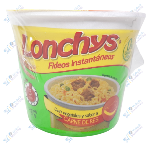 Lonchys Fideo Instantáneo Carne 64 g