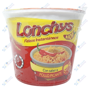 Lonchys Fideos Instantáneo Pollo Picante 63 g