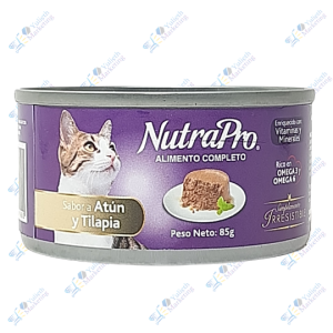 Nutrapro Comida para Gato Enlatada Atún y Tilapia 85 g