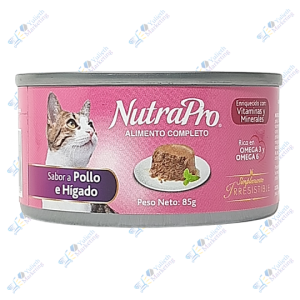 Nutrapro Comida para Gato Enlatada Pollo e Hígado 85 g