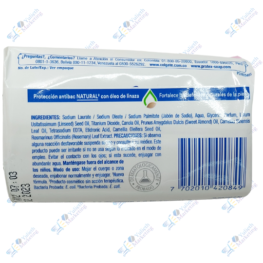 Protex Jabón de Tocador Antibacterial Omega3 110 g
