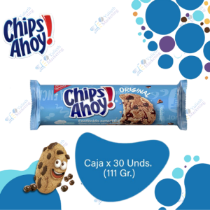 Nabisco Chips Ahoy Slug Galletas Dulces Chispas Chocolate EC 30X111g