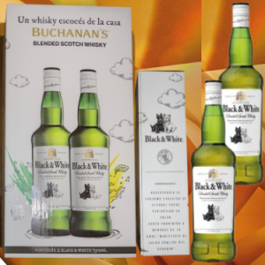 Black & White Whisky Packx2u 750 ml